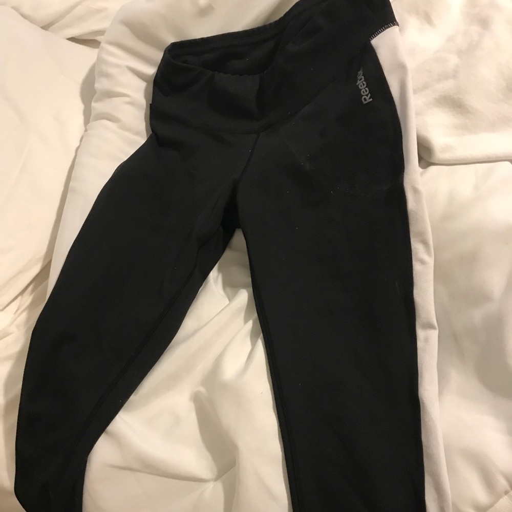 Black/white leggings